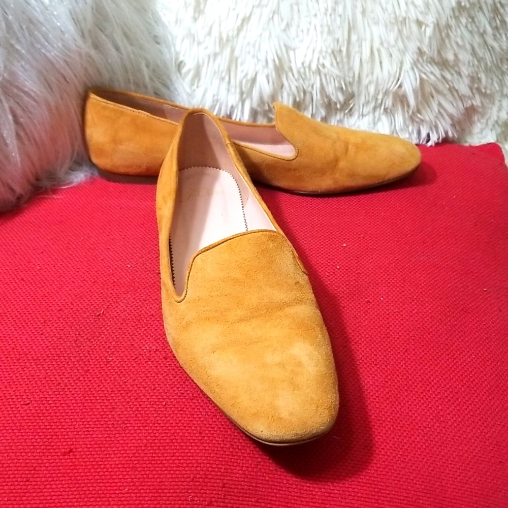 J. Crew Women's Camel Suede Loafers